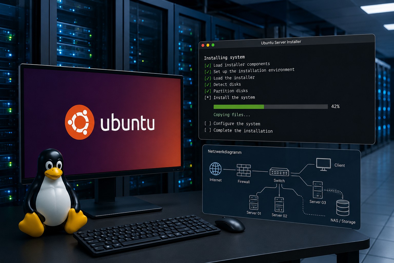 Moderne Server-Umgebung mit Ubuntu Installer