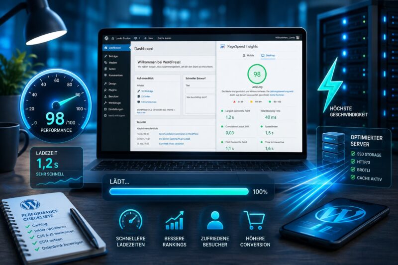 Website-Geschwindigkeit verbessern: 15 Tipps für schnellere Ladezeiten