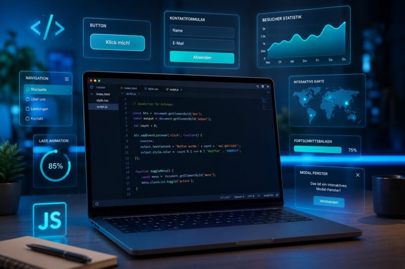 JavaScript für Anfänger: Webseiten interaktiv machen