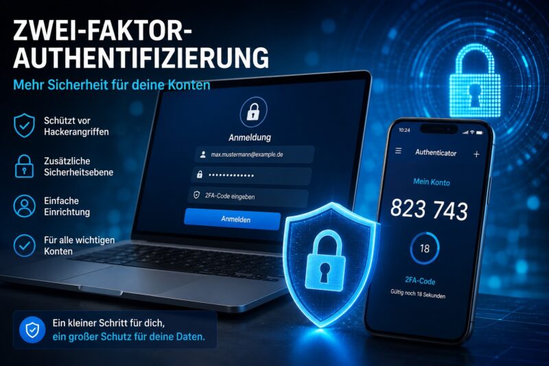 Zwei-Faktor-Authentifizierung (2FA) einfach erklärt
