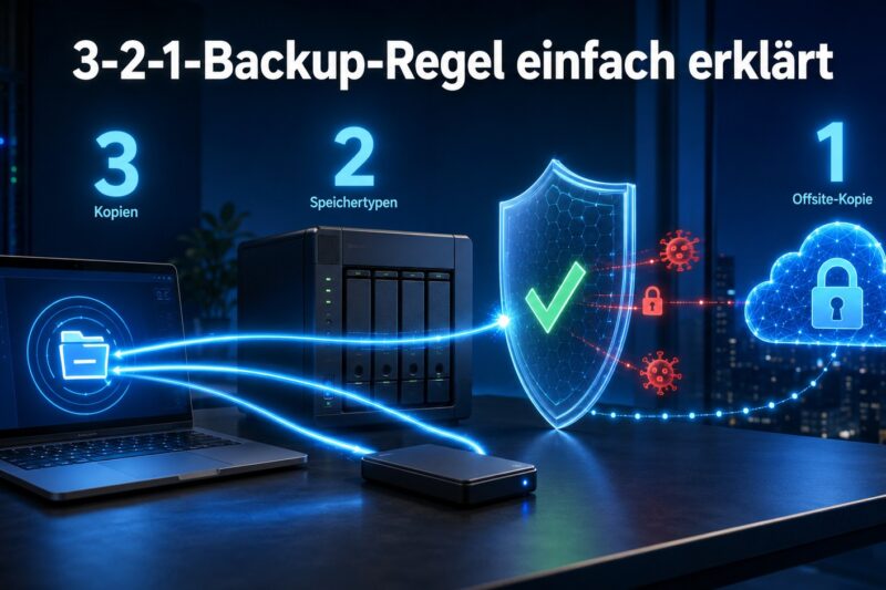 3-2-1-Backup-Regel einfach erklärt: So schützen Sie Ihre Daten