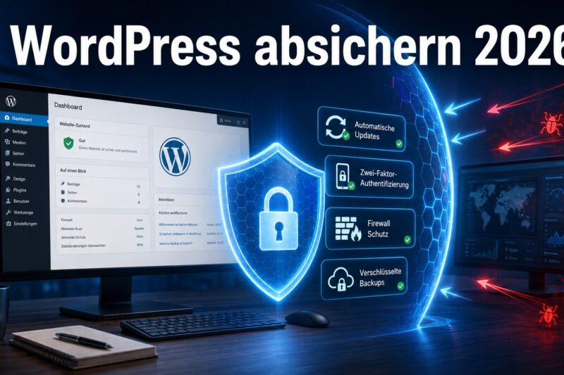 WordPress absichern: Die wichtigsten Sicherheitsmaßnahmen 2026