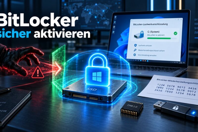 BitLocker-Laufwerksverschlüsselung aktivieren: Anleitung für Windows 11