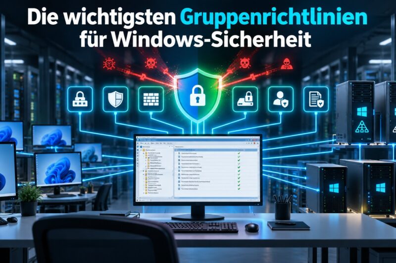 Die wichtigsten Gruppenrichtlinien für mehr Windows-Sicherheit