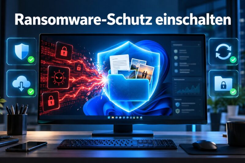 Ransomware-Schutz einschalten: Windows 11 sicher konfigurieren