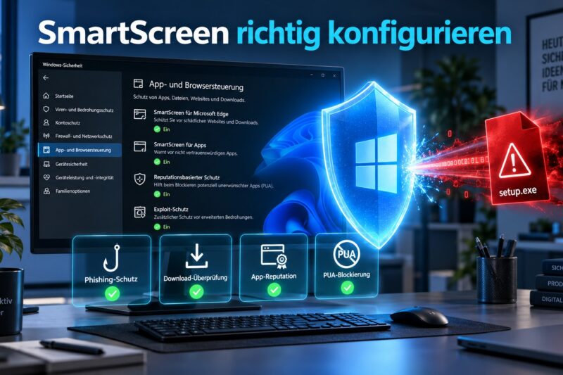 SmartScreen konfigurieren: Windows 11 sicher einstellen – Anleitung 2026