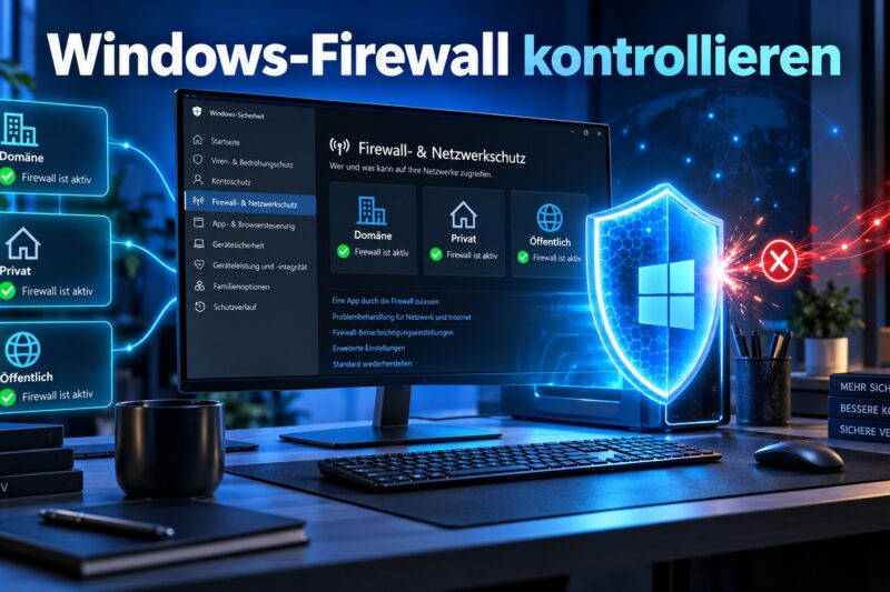 Windows-Firewall kontrollieren: Anleitung für Windows 11 (2026)
