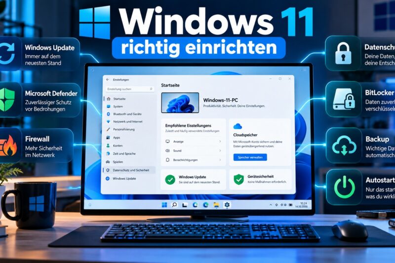 Windows 11 richtig einrichten: Die wichtigsten Einstellungen 2026