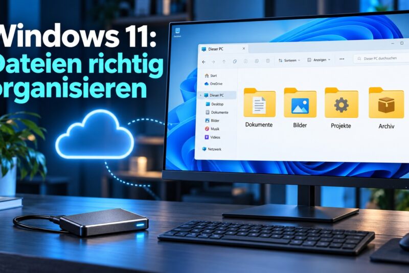 Dateien und Ordner unter Windows 11 richtig organisieren