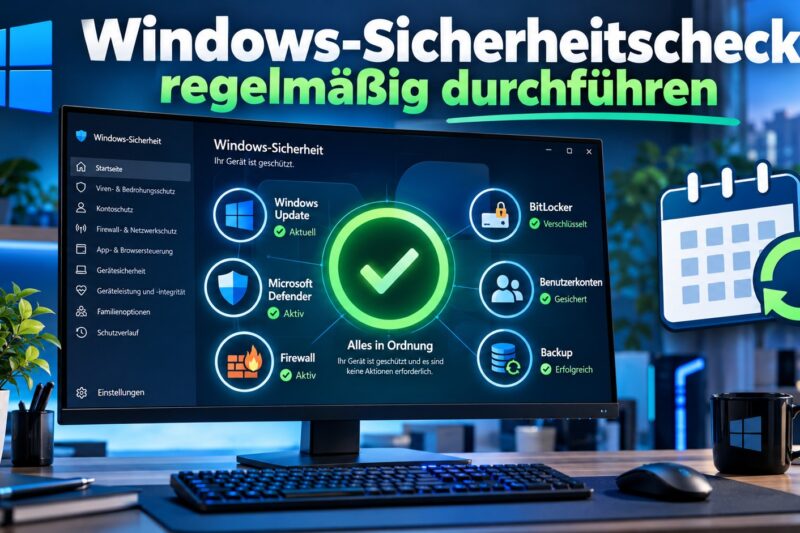 Sicherheitscheck regelmäßig wiederholen: Windows 11 dauerhaft sicher halten